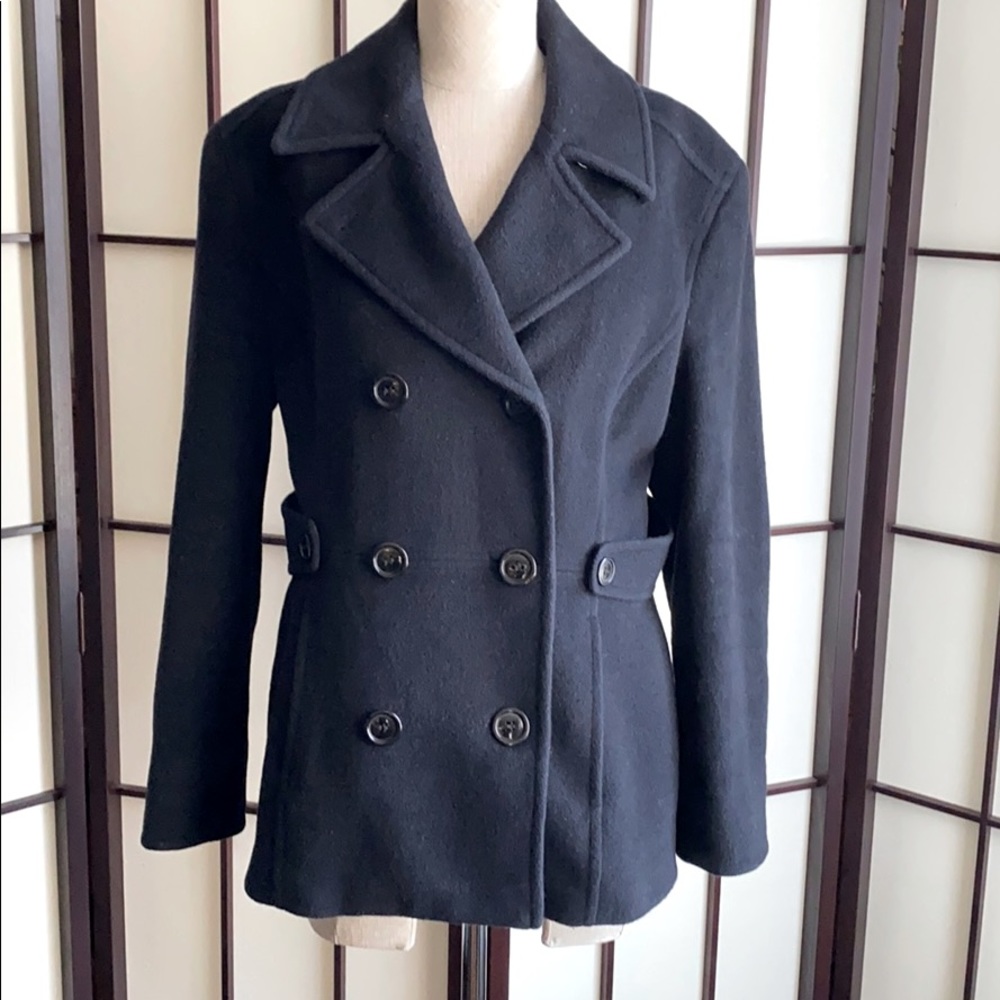 Wool and Cashmere Pea Jacket